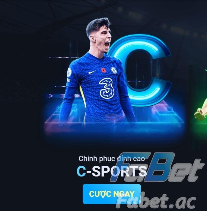 C-Sports Fabet là một trong những sảnh cá cược thể thao có lượng truy cập khủng