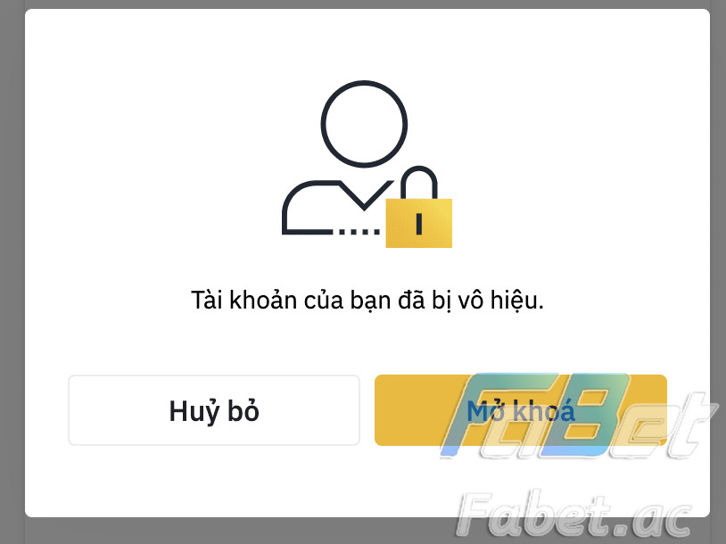 Người chơi bị khóa tài khoản do vi phạm quy định cũng bị hiểu nhầm là Fabet lừa đảo