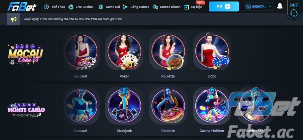 Sảnh Macau Châu Á F8bet là nơi giải trí chắc chắn không làm bạn thất vọng