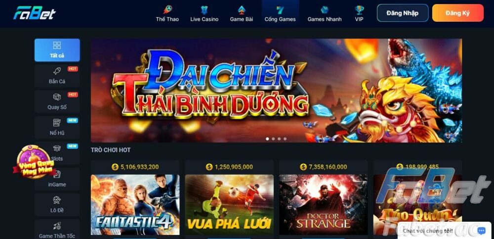 Fabet tv nổi bật với kho tàng trò chơi đa dạng