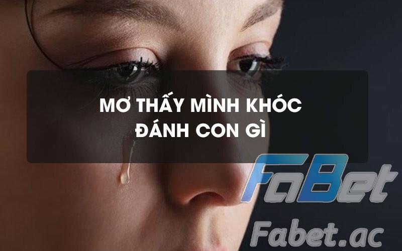 Nằm mơ thấy mình khóc đánh con gì trúng lớn?