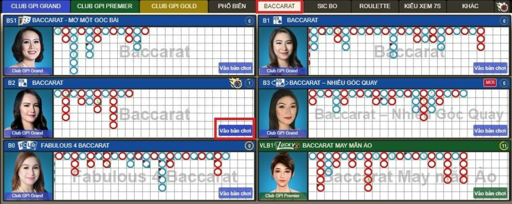 Cách chơi Baccarat Online