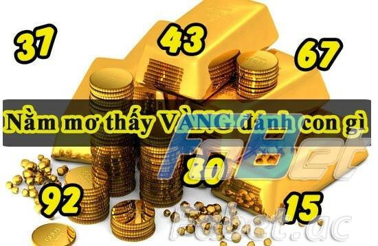 Nằm mơ thấy vàng đánh số gì?