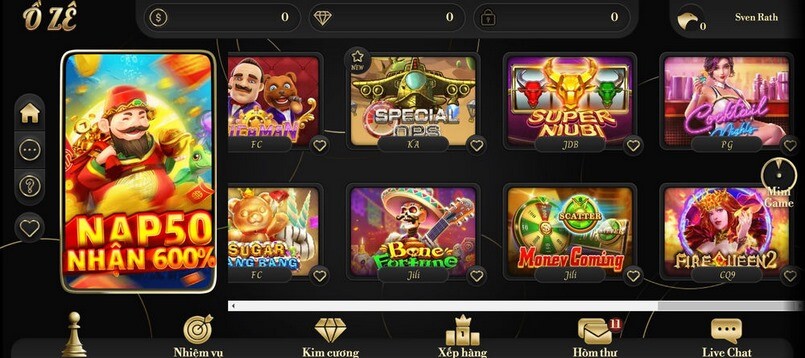 Đa dạng các loại hình slot game nổi tiếng