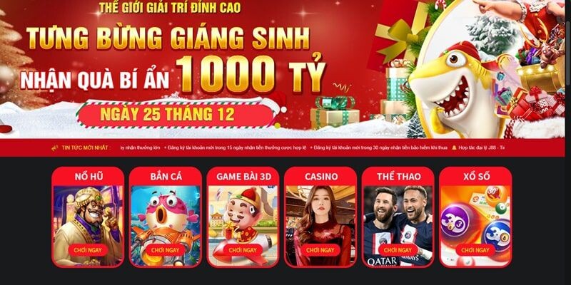 Hệ thống trò chơi tại trang web J88