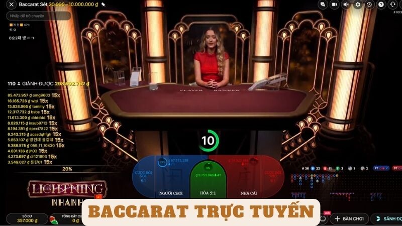 Baccarat Trực Tuyến